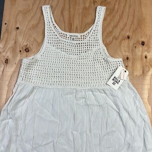 Billabong Sunset Drift Cover Up Dress, Cool Wip (White)